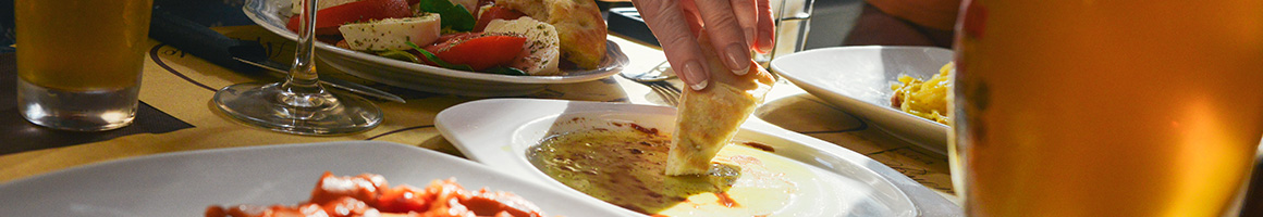Eating Mediterranean Middle Eastern Israeli at Pita Plus restaurant in Miami, FL.